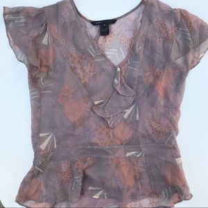 Marc by Marc Jacobs Sheer Silk Blouse